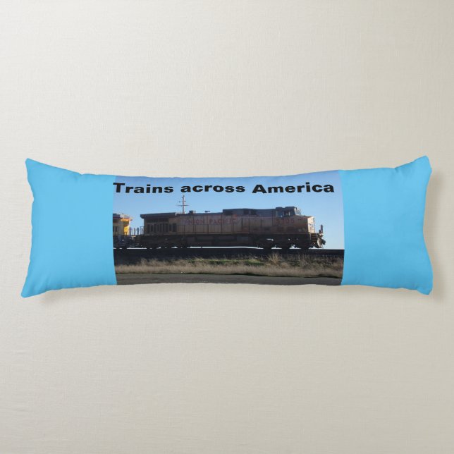 Body pillow Trains Across America  (Front)