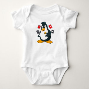 Body Pingouin au Poker avec cartes de Poker