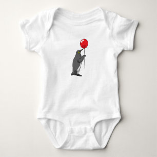 Body Pingouin avec ballon