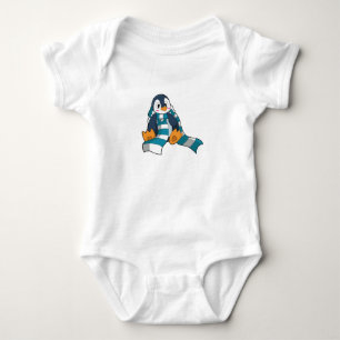Body Pingouin avec Écharpe