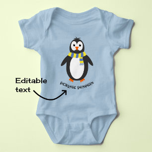 Body Pingouin d'hiver mignon jouant