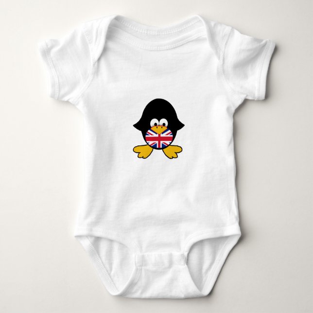 Body Pingouin d'Union Jack (Devant)