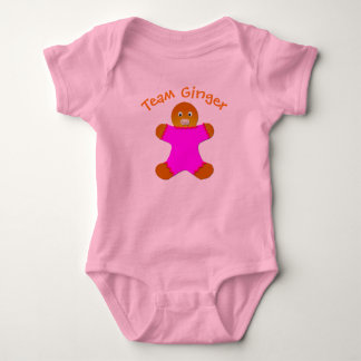Body Pink Lucky Team Ginger pour Ginger amusant et Redh