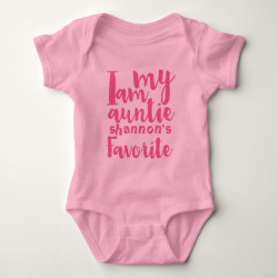 Body Pink Personnalisé Je Suis Aunties Favori