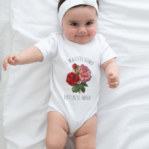 Body Pink Rose St. Therese Religious Cute Floral Baby