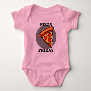 Body Pizza Friday Design - Bodysuit Baby Jersey