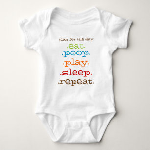 Body Plans de bébé : Mangez, dunette, sommeil, répé