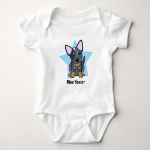 Body Plante grimpante bleue de bébé de Heeler d'étoi