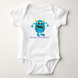 Body Plante grimpante infantile de monstre bleu-clair