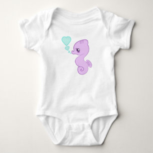 Body Plante grimpante mignonne d'hippocampe de bébé