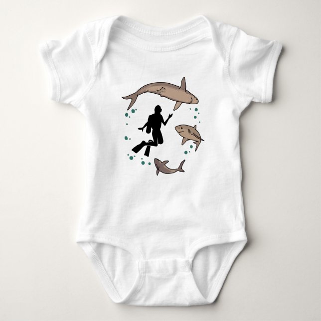 Body Plongeur et requins (Devant)