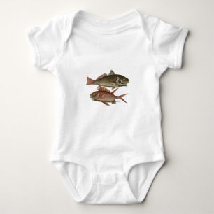 Body Poisson Perche rouge Art pêcheur