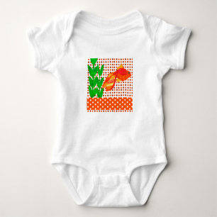 Body Poissons aquatiques mignons de Tropicl d'aquarelle