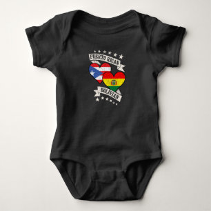 Body Portoricain Bolivien Drapeaux Cardiaques Porto Ric