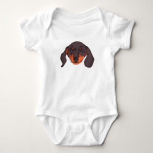 Body Portrait de Cute Dachshund