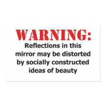 Body-Positive Mirror Warning