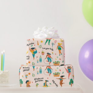 Body Positivity Wrapping Paper