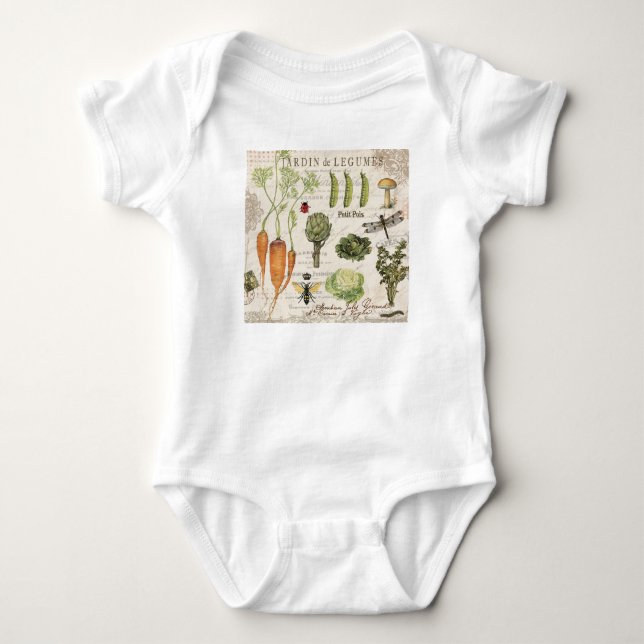 Body potager français vintage moderne (Devant)