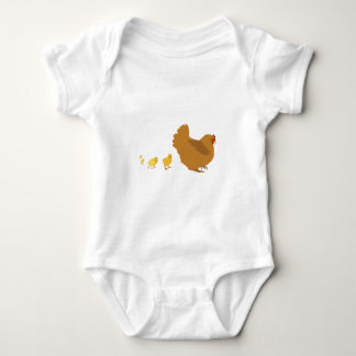 Body Poule et poussins de mère