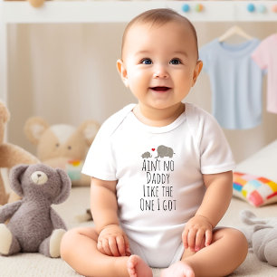 Body pour bébé éléphants mignons de papa