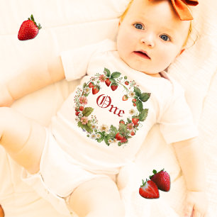 Body Premier Anniversaire de Fille aux framboises Premi