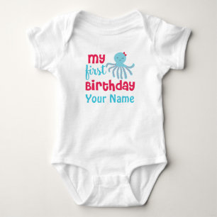 Body Premier anniversaire fille lapin Octopus