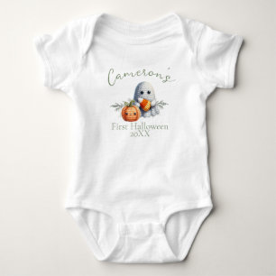 Body Premier Halloween de bébé avec nom personnalisé Fa