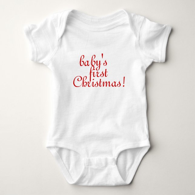 Body Premier Noël du bébé (Devant)