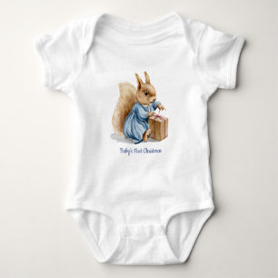 Body Premier Noël du bébé Cute écureuil