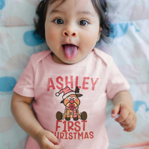 Body Premier Nouvel An Bébé mignon Bébé Reindeer