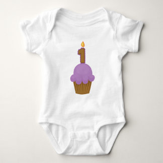 Body Premier petit gâteau de pourpre d'anniversaire