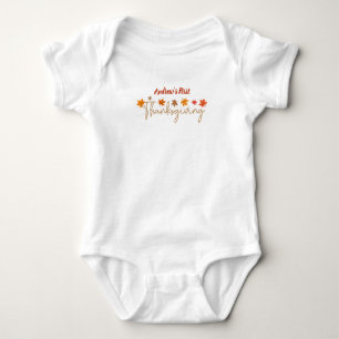 Body Premier Thanksgiving de bébé personnalisé