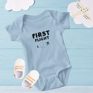 Body PREMIER VOL de bébé, Avion Cool, Voyage, Mignon Bl