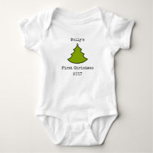 Première combinaison d'Onsie de Noël de bébé