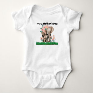 Body Première fête des mères éléphant mignon