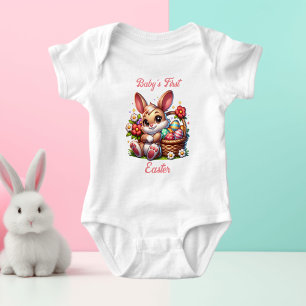 Body Première Pâques de bébé personnalisée