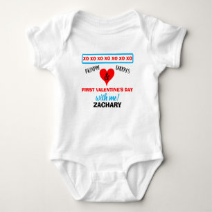 Body Première Saint Valentin Blue Boy NOM