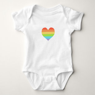Body Pride Coeur arc-en-ciel