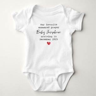 Body Prière préférée Réponse Nom du bébé