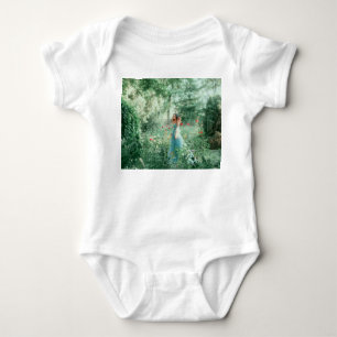 Body Princesse Brune: Forêt de Contes de Fées Aquarelle