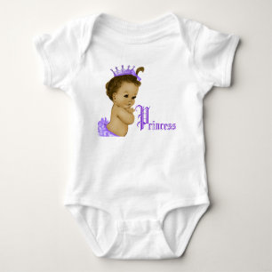 Body Princesse violette Africaine Américaine Baby Girl 
