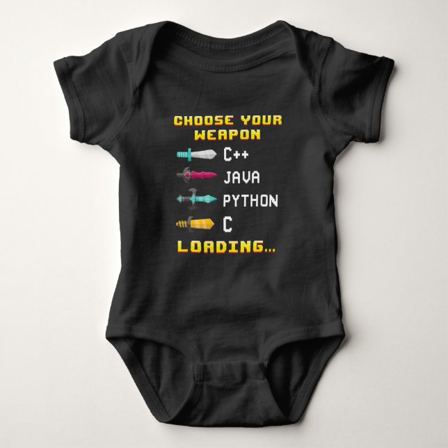 Body Programmeur Geek Java C Python Informatique Nerd (Devant)