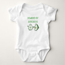 Propulsé par les Avocados - Cool Vegan Baby Shirt