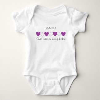 Body Psaume 127:3 Creeper bébé