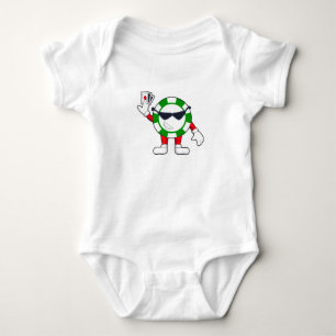 Body Puce de poker avec cartes Poker
