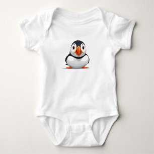 Body Puffin Peeking Cute Adorable Drôle animal caricatu
