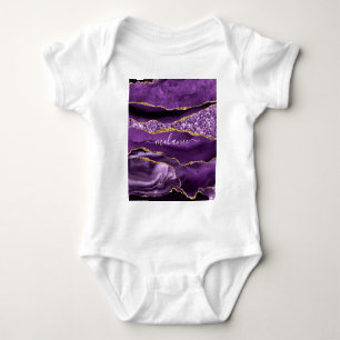 Body Purple Gold Parties scintillant Nom personnalisé B