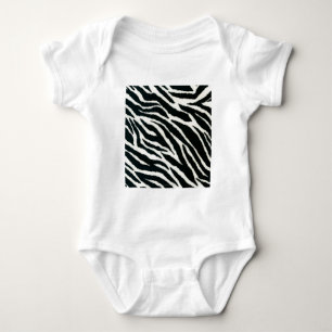 Body RAB Rockabilly Zebra Imprimer noir et blanc