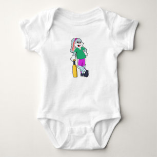 Body Rabbit au cricket avec chauve-souris de cricket