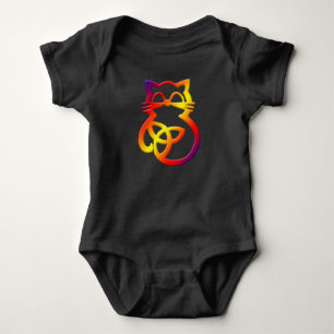 Body Rainbow Trinity Knot Celtic Chat Baby One Piece